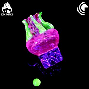 Empire Glassworks - Jellyfish Spinner Cap [2508K]*